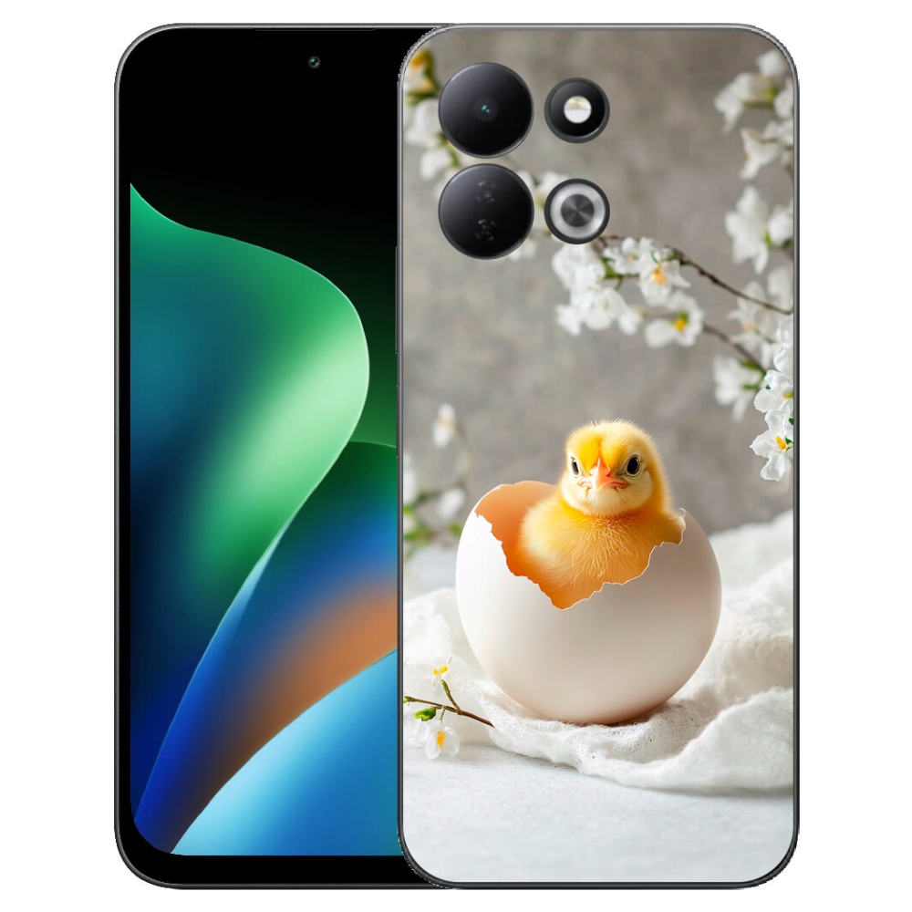 Gelový kryt mmCase na Xiaomi Redmi 17 4G/5G - kuřátko