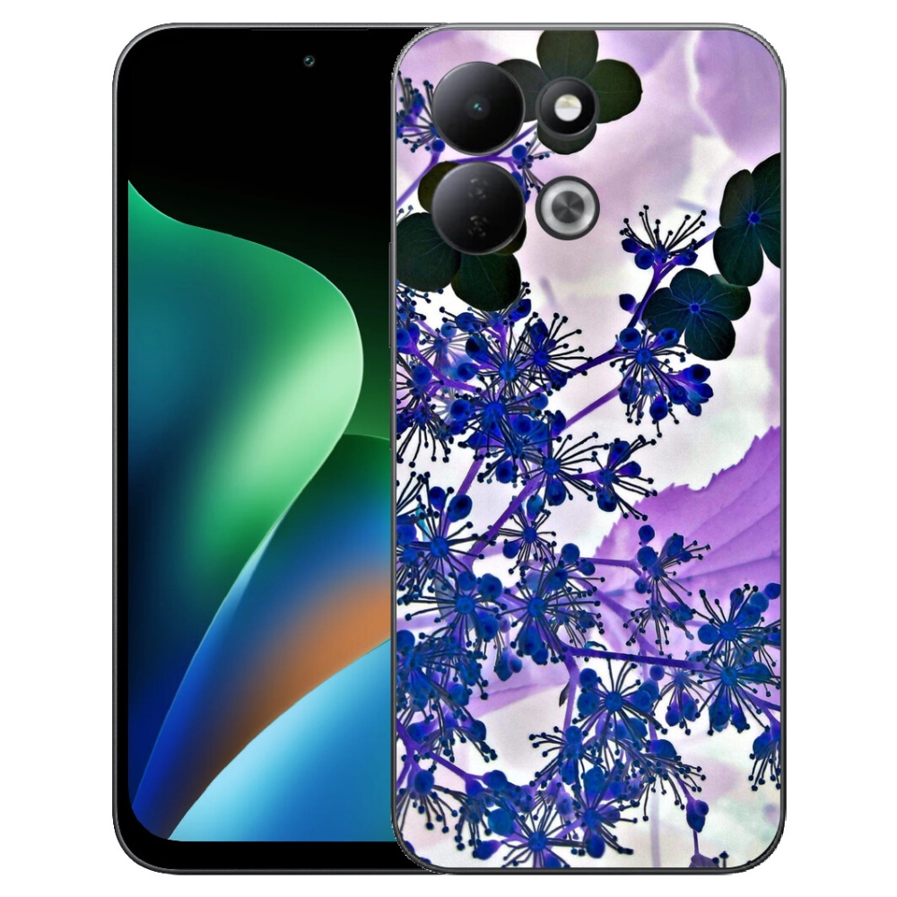 Gelový kryt mmCase na Xiaomi Redmi 17 4G/5G - květ hortenzie