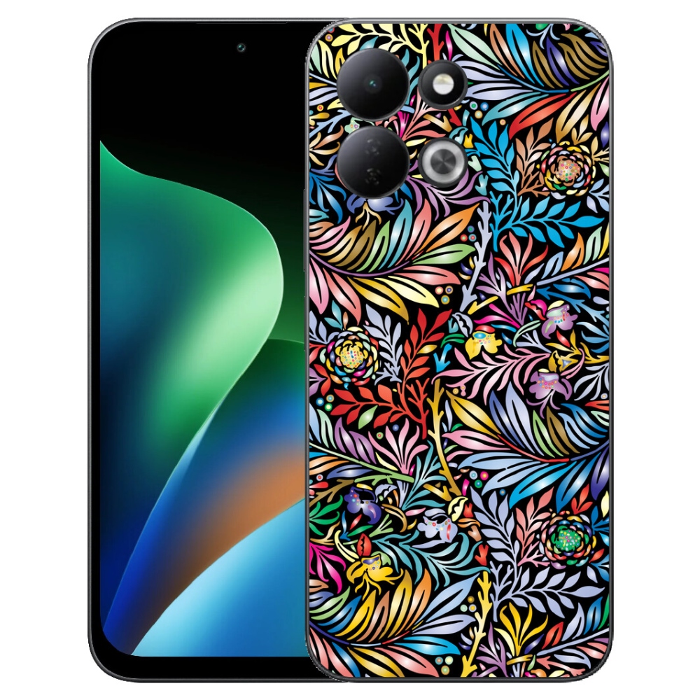Gelový kryt mmCase na Xiaomi Redmi 17 4G/5G - květiny 5