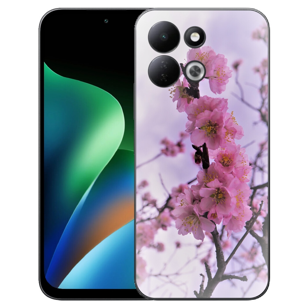 Gelový kryt mmCase na Xiaomi Redmi 17 4G/5G - květiny 7