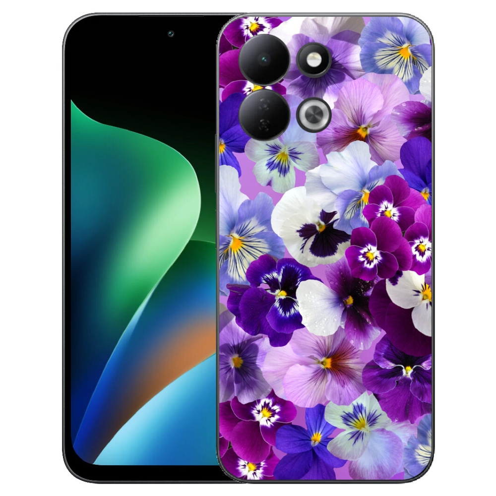 Gelový kryt mmCase na Xiaomi Redmi 17 4G/5G - květiny 9