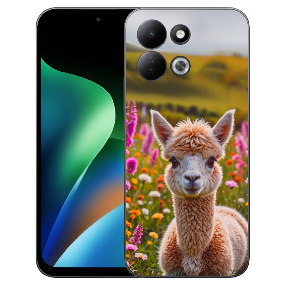 Gelový kryt mmCase na Xiaomi Redmi 17 4G/5G - lama na louce