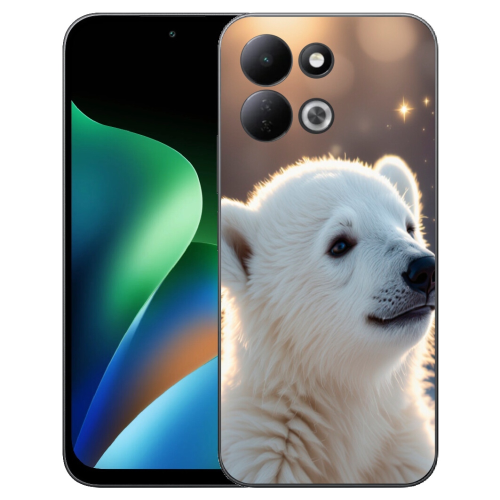 Gelový kryt mmCase na Xiaomi Redmi 17 4G/5G - lední medvěd