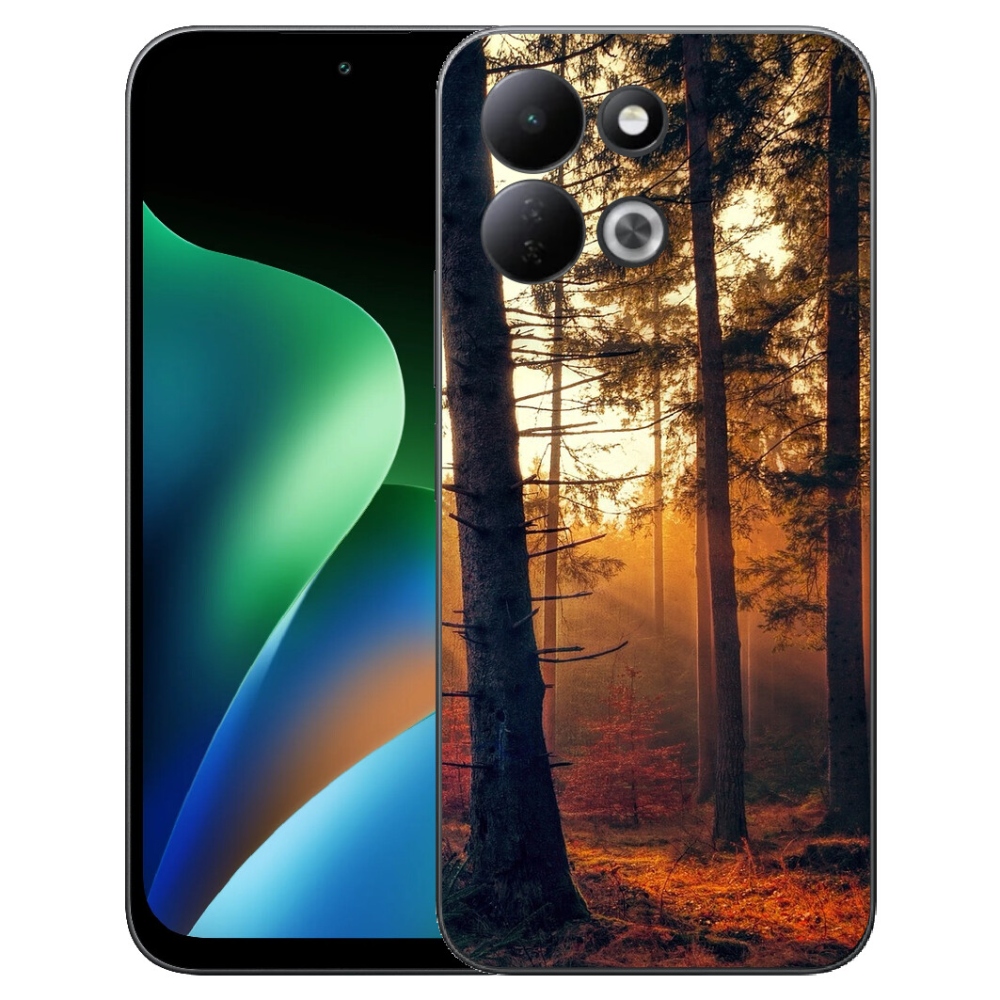Gelový kryt mmCase na Xiaomi Redmi 17 4G/5G - les