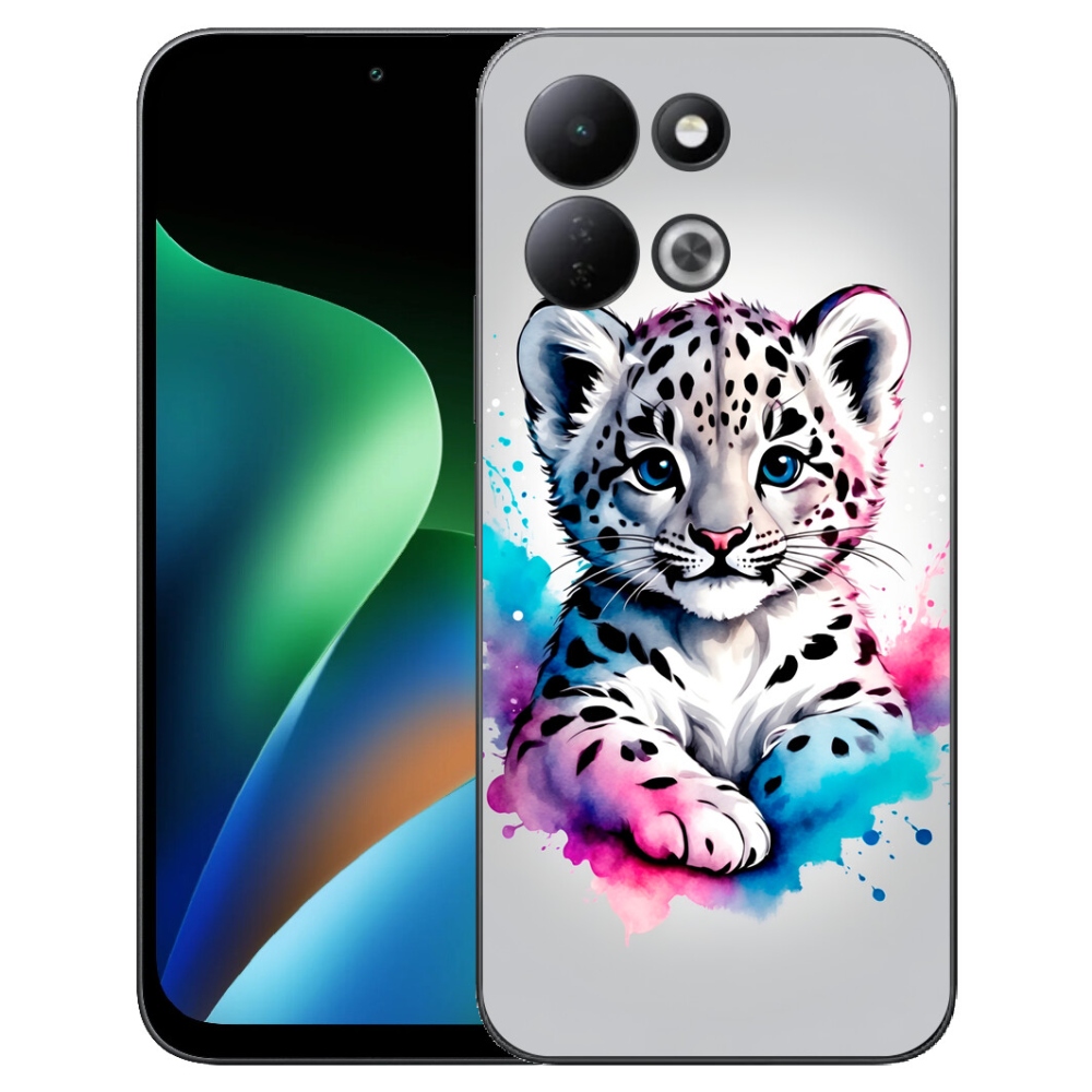 Gelový kryt mmCase na Xiaomi Redmi 17 4G/5G - levhartí mládě