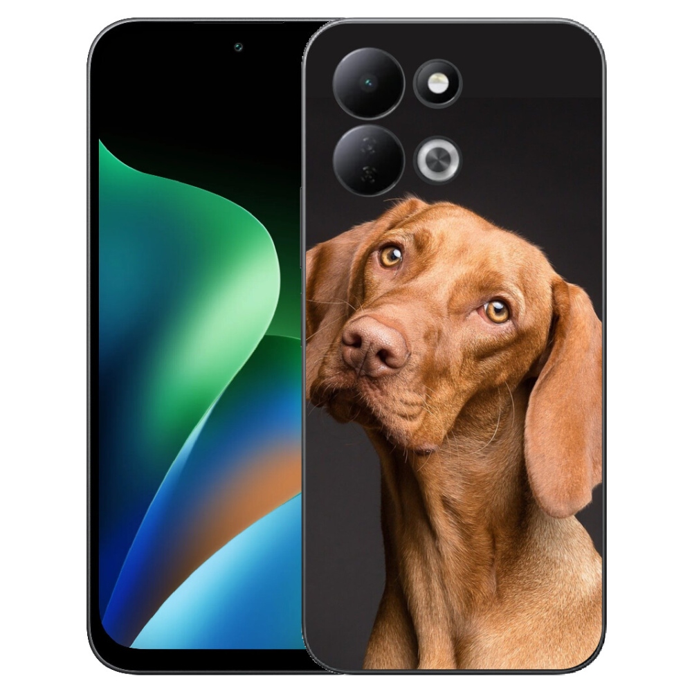 Gelový kryt mmCase na Xiaomi Redmi 17 4G/5G - maďarský ohař
