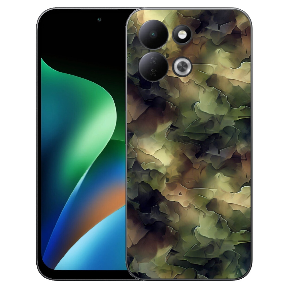Gelový kryt mmCase na Xiaomi Redmi 17 4G/5G - maskáčový vzor 10