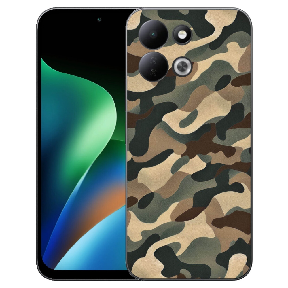 Gelový kryt mmCase na Xiaomi Redmi 17 4G/5G - maskáčový vzor 11