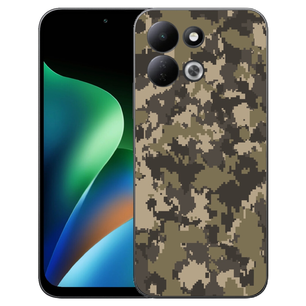 Gelový kryt mmCase na Xiaomi Redmi 17 4G/5G - maskáčový vzor 12