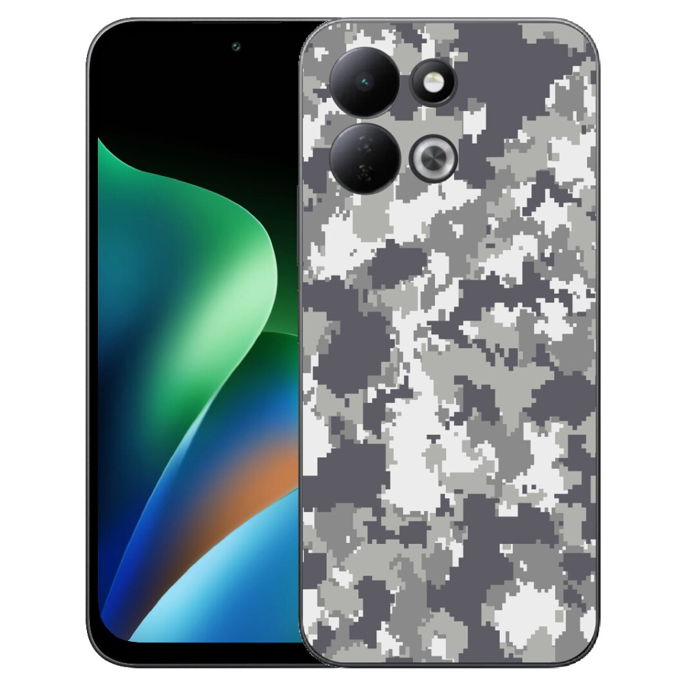 Gelový kryt mmCase na Xiaomi Redmi 17 4G/5G - maskáčový vzor 2