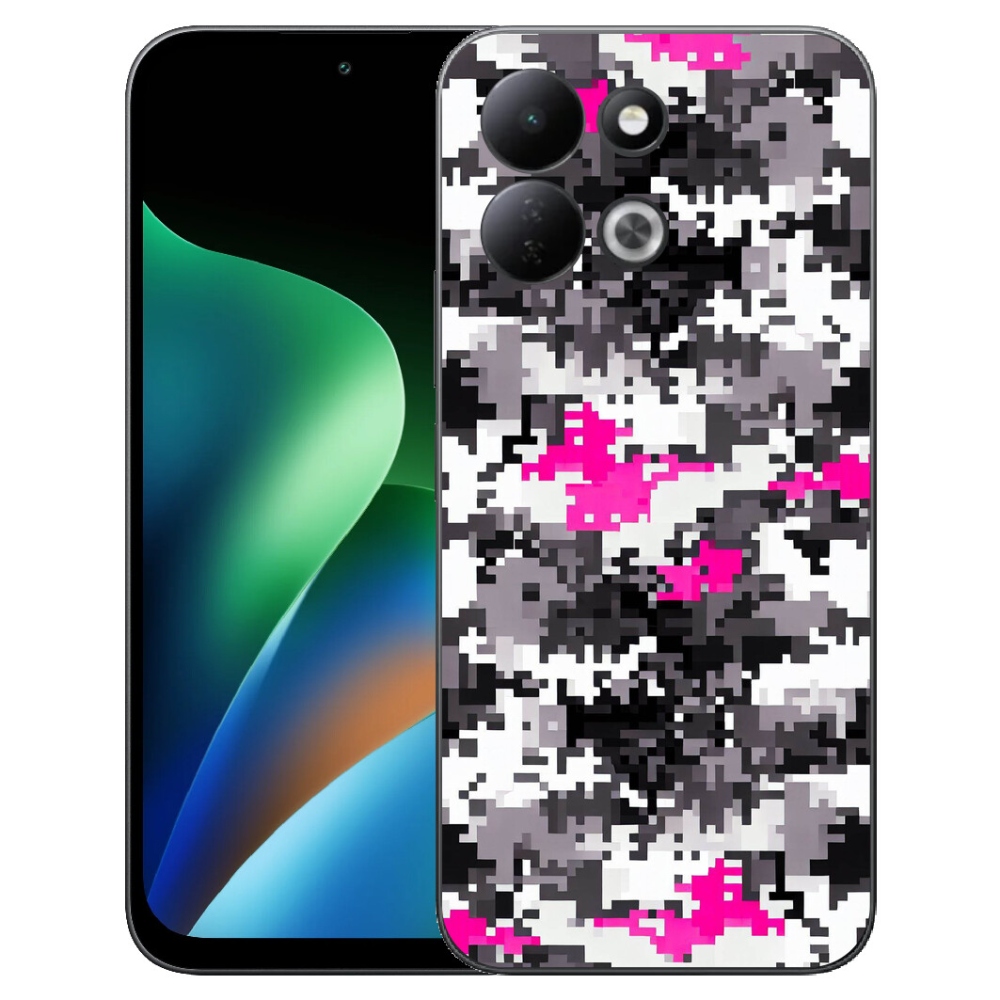 Gelový kryt mmCase na Xiaomi Redmi 17 4G/5G - maskáčový vzor 4