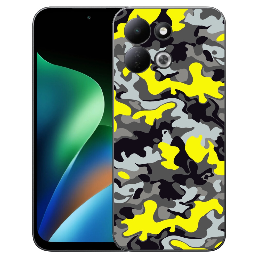 Gelový kryt mmCase na Xiaomi Redmi 17 4G/5G - maskáčový vzor 6