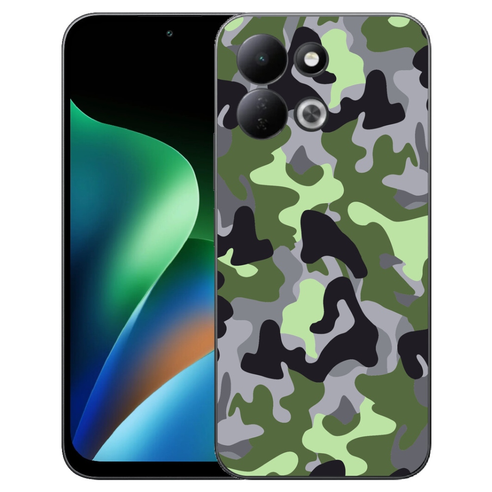Gelový kryt mmCase na Xiaomi Redmi 17 4G/5G - maskáčový vzor 7