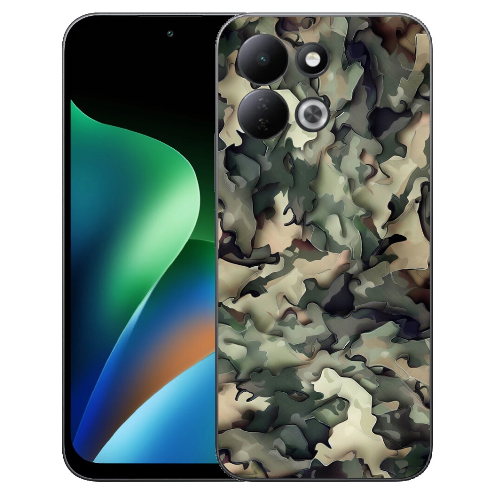 Gelový kryt mmCase na Xiaomi Redmi 17 4G/5G - maskáčový vzor 9