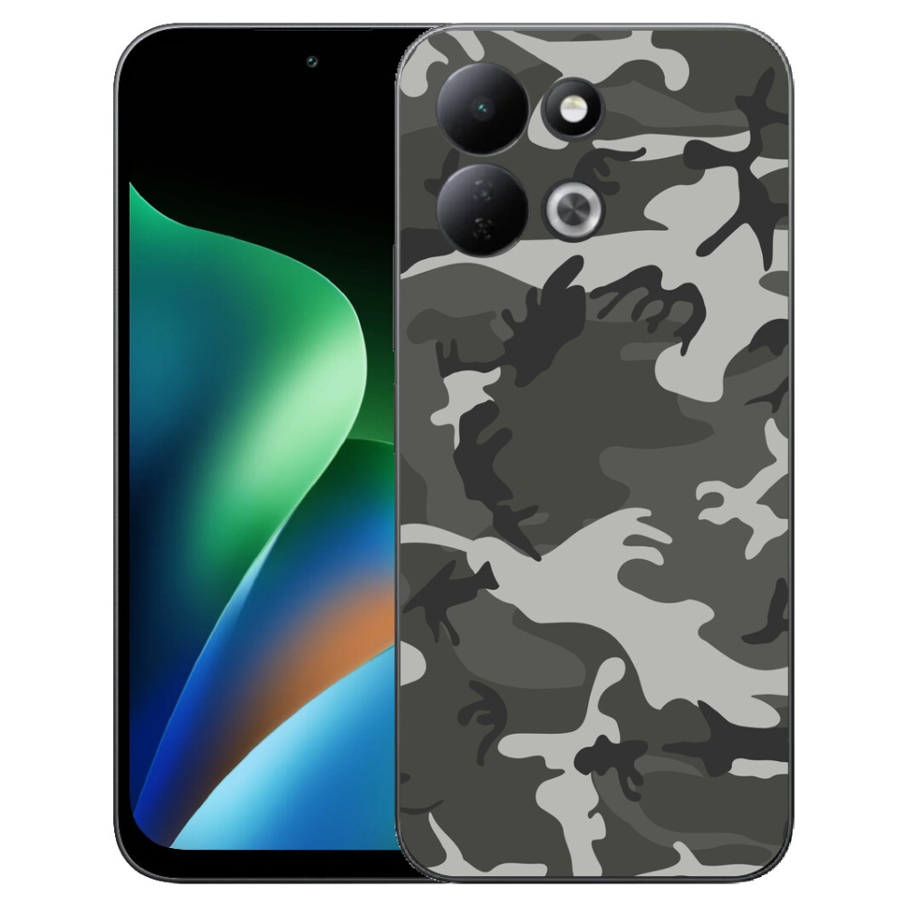 Gelový kryt mmCase na Xiaomi Redmi 17 4G/5G - maskáčový vzor