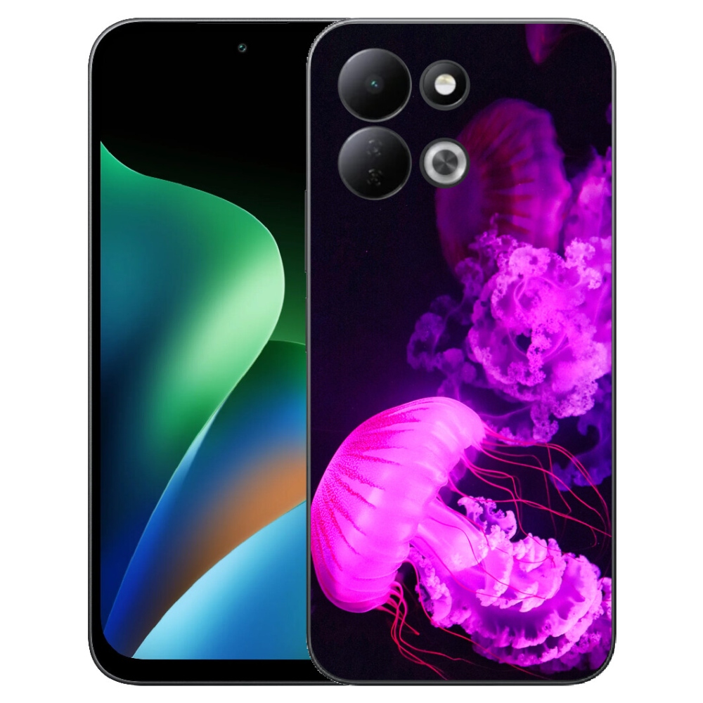 Gelový kryt mmCase na Xiaomi Redmi 17 4G/5G - medúza 1