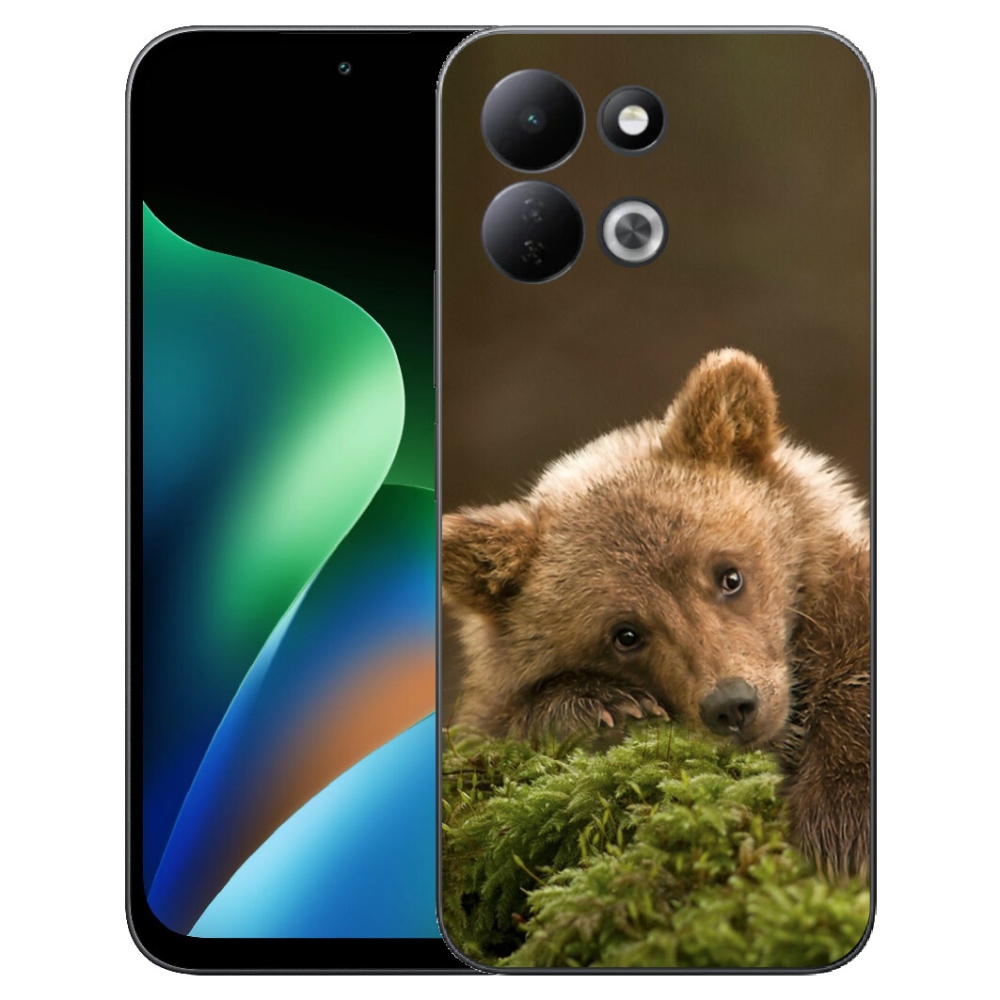 Gelový kryt mmCase na Xiaomi Redmi 17 4G/5G - medvěd