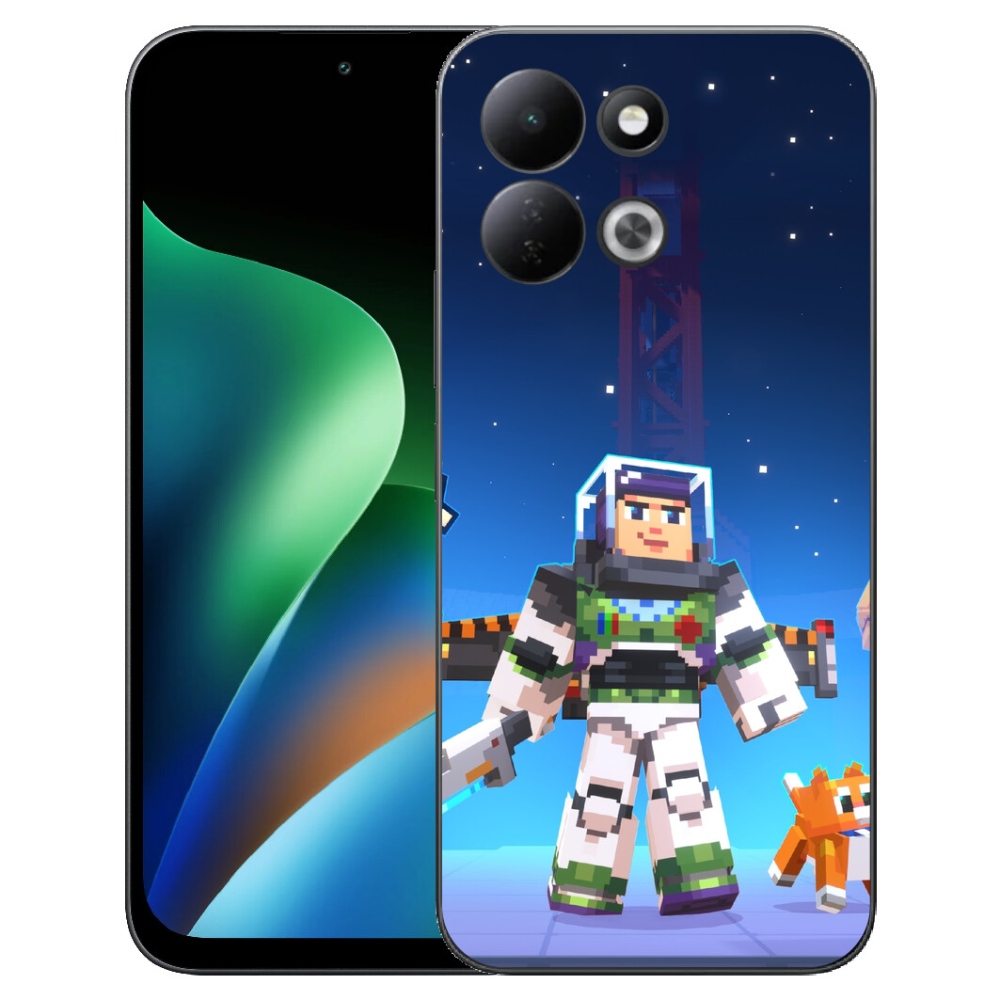 Gelový kryt mmCase na Xiaomi Redmi 17 4G/5G - minecraft 2