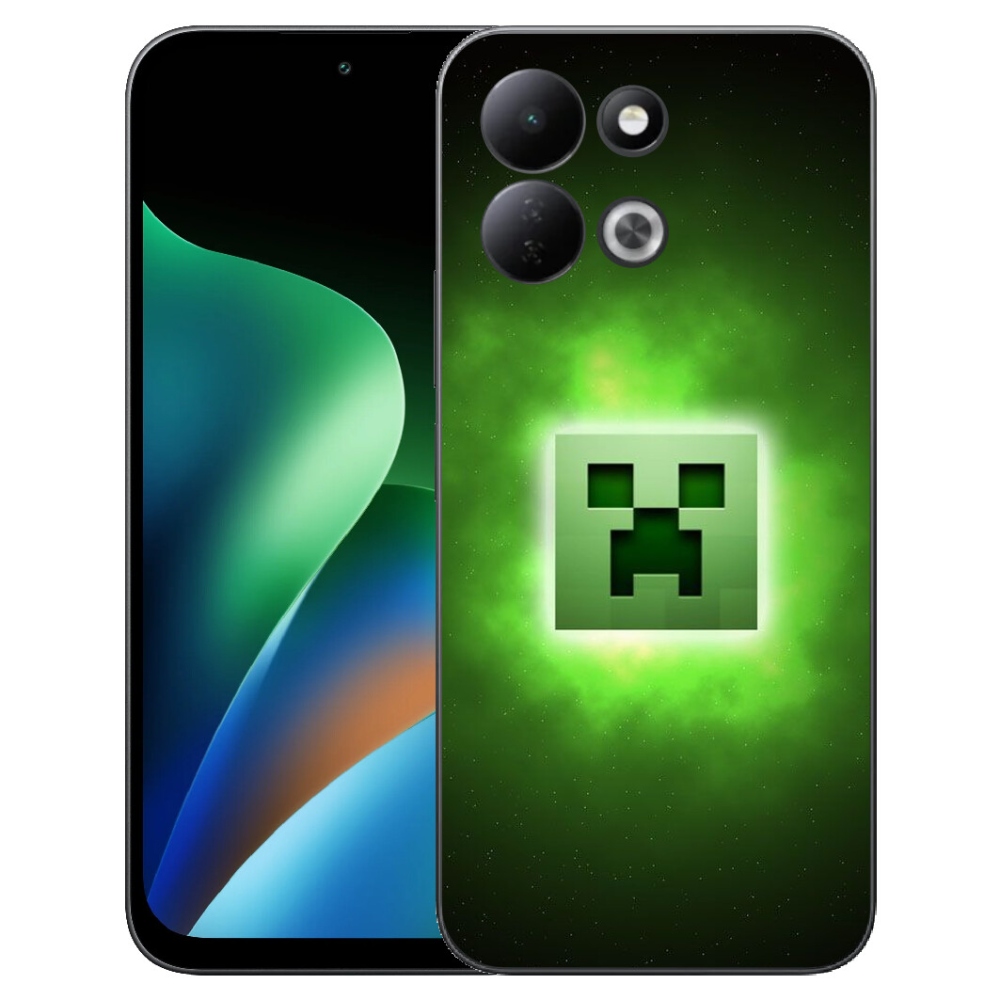 Gelový kryt mmCase na Xiaomi Redmi 17 4G/5G - minecraft