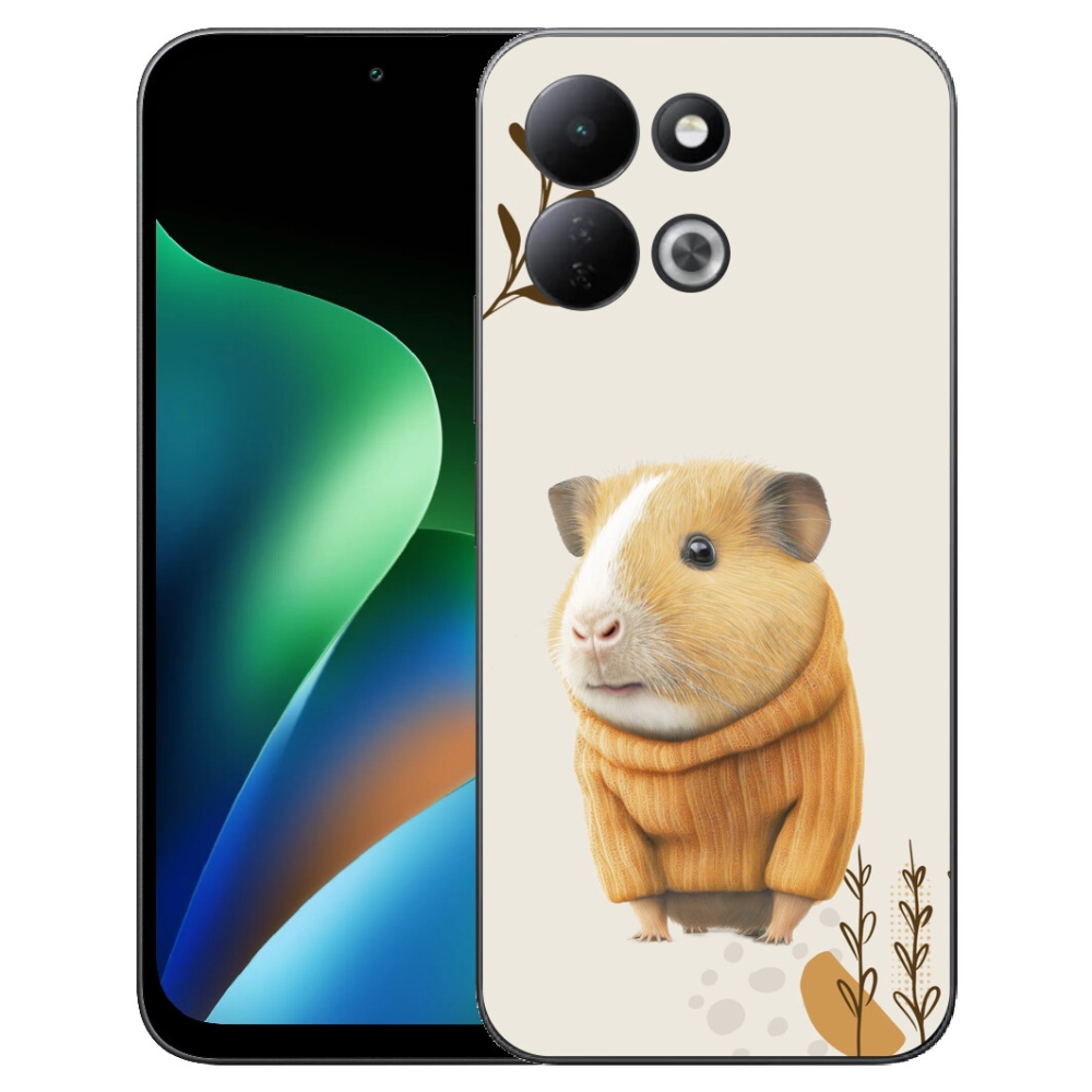 Gelový kryt mmCase na Xiaomi Redmi 17 4G/5G - morče ve svetru