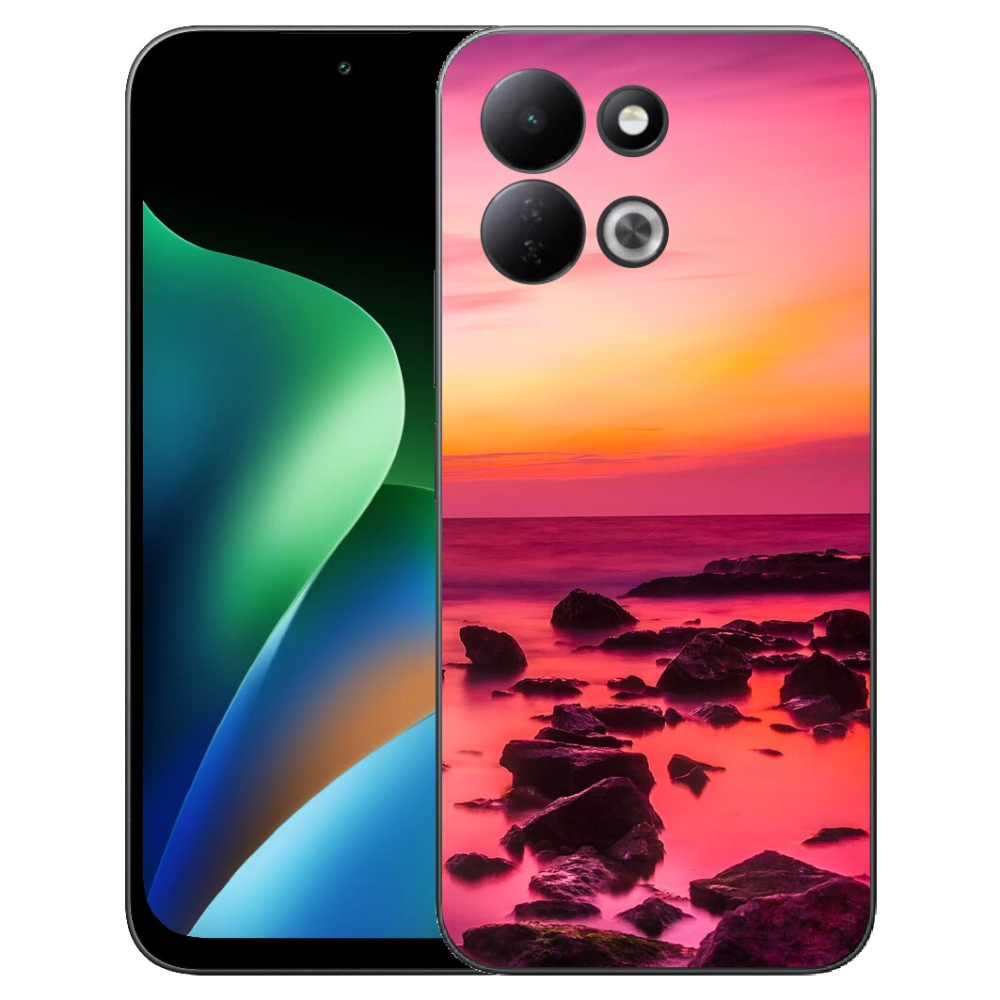 Gelový kryt mmCase na Xiaomi Redmi 17 4G/5G - moře a záře
