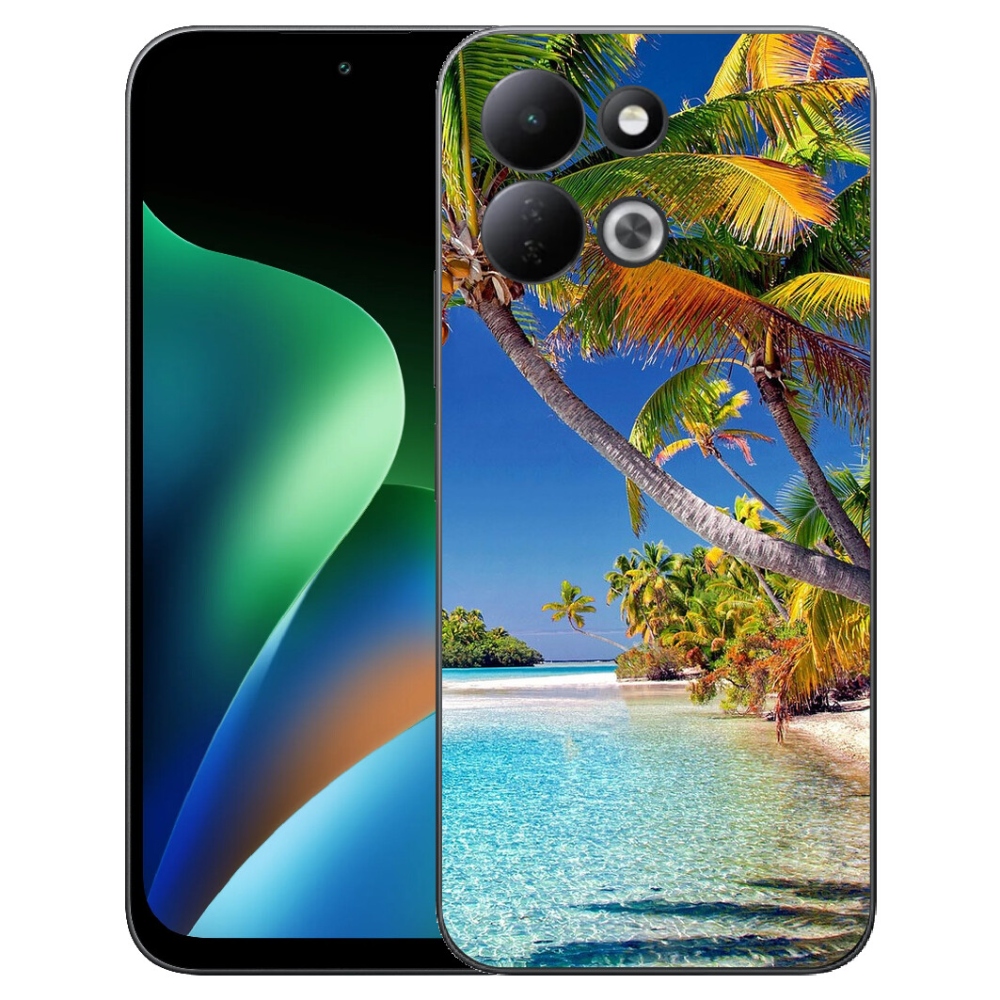 Gelový kryt mmCase na Xiaomi Redmi 17 4G/5G - mořská pláž