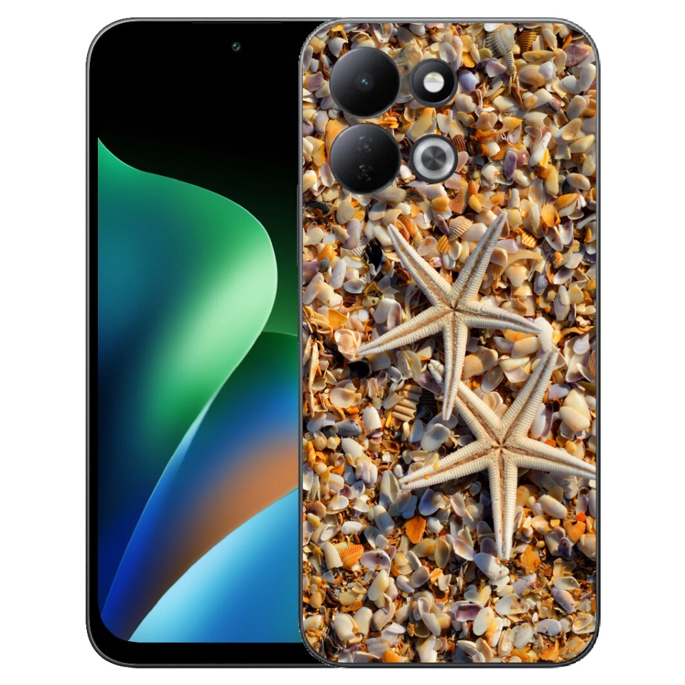 Gelový kryt mmCase na Xiaomi Redmi 17 4G/5G - mořské hvězdice