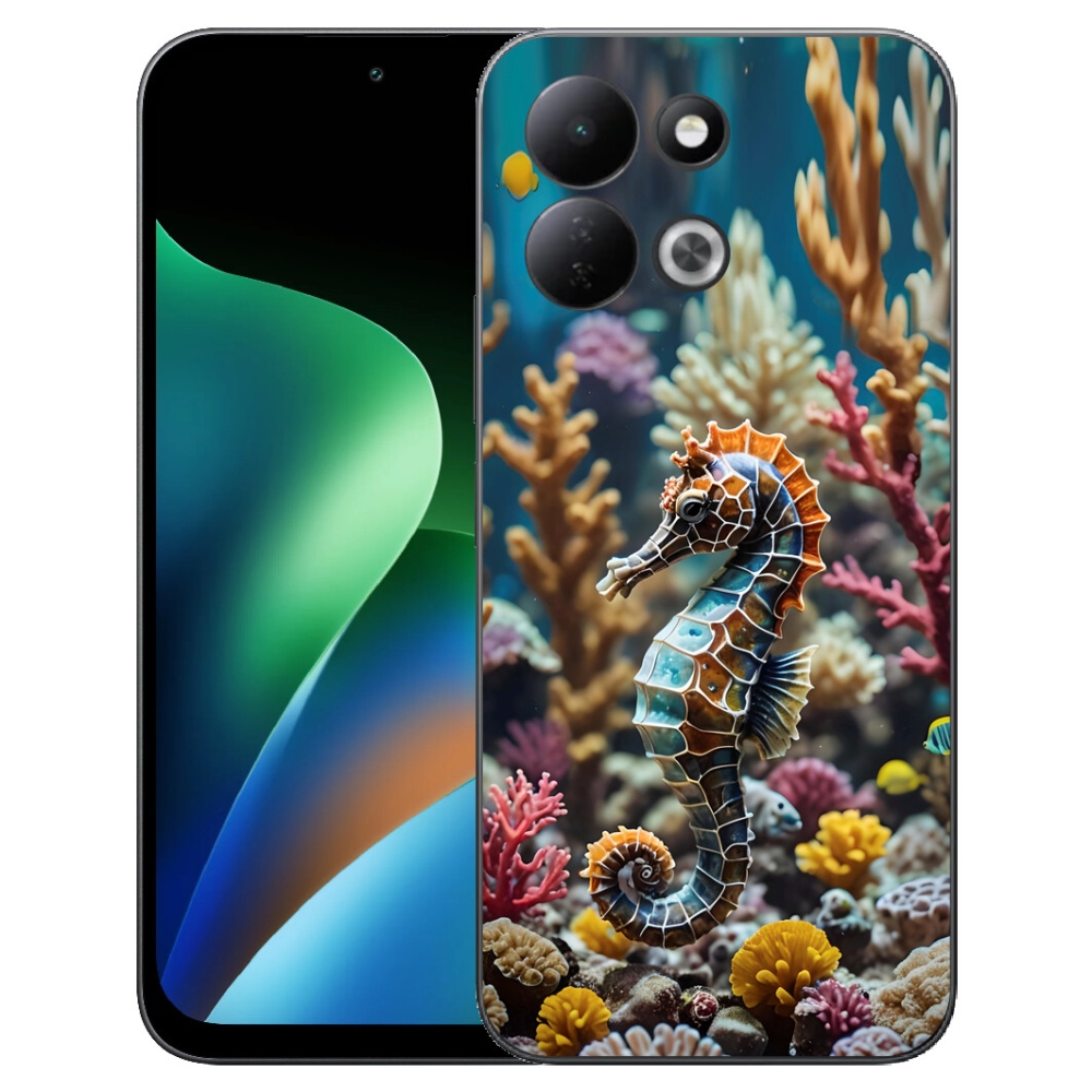 Gelový kryt mmCase na Xiaomi Redmi 17 4G/5G - mořský koník 2