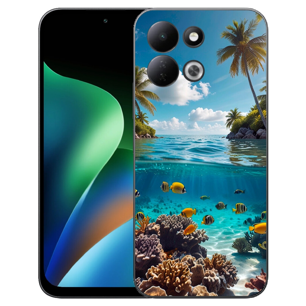 Gelový kryt mmCase na Xiaomi Redmi 17 4G/5G - mořský svět 4