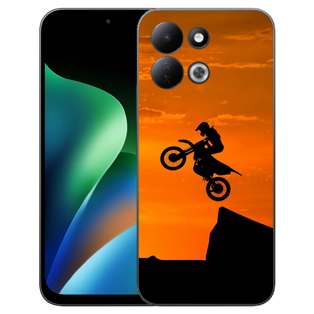 Gelový kryt mmCase na Xiaomi Redmi 17 4G/5G - motocross