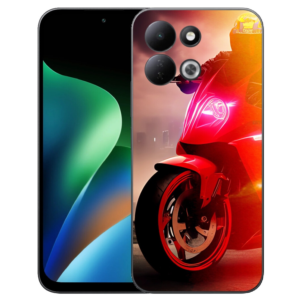 Gelový kryt mmCase na Xiaomi Redmi 17 4G/5G - motorka