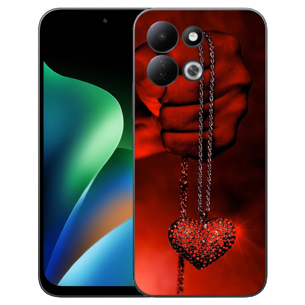 Gelový kryt mmCase na Xiaomi Redmi 17 4G/5G - náhrdelník