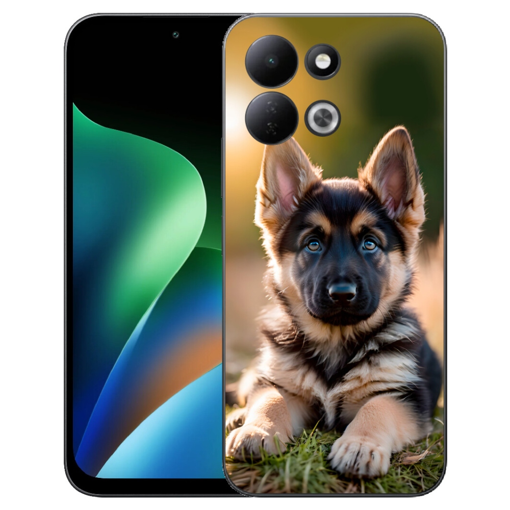 Gelový kryt mmCase na Xiaomi Redmi 17 4G/5G - německý ovčák v přírodě