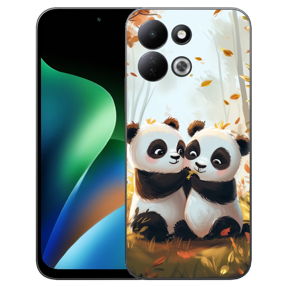 Gelový kryt mmCase na Xiaomi Redmi 17 4G/5G - pandy