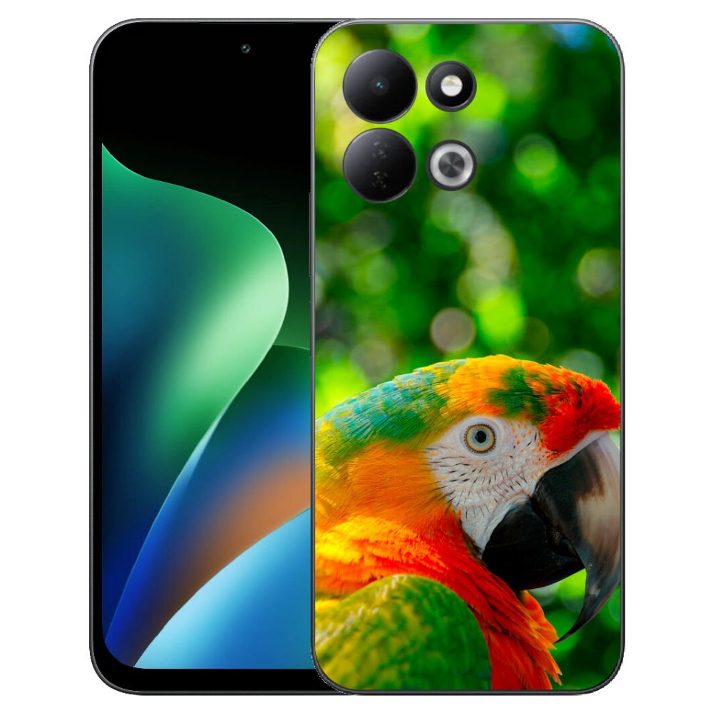 Gelový kryt mmCase na Xiaomi Redmi 17 4G/5G - papoušek ara 3