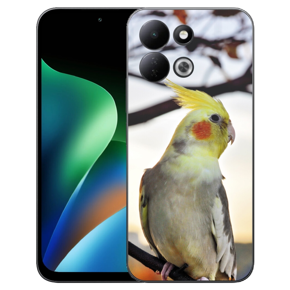 Gelový kryt mmCase na Xiaomi Redmi 17 4G/5G - papoušek korela