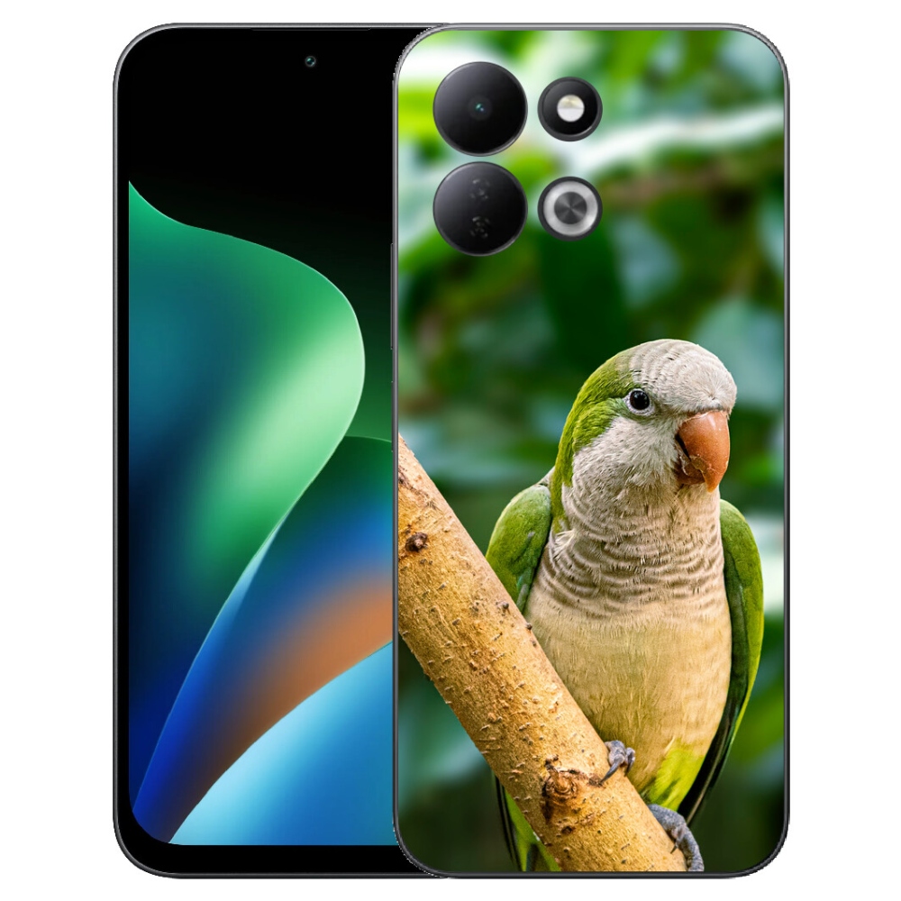Gelový kryt mmCase na Xiaomi Redmi 17 4G/5G - papoušek mníšek