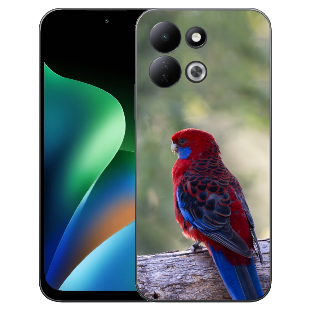 Gelový kryt mmCase na Xiaomi Redmi 17 4G/5G - papoušek rosela