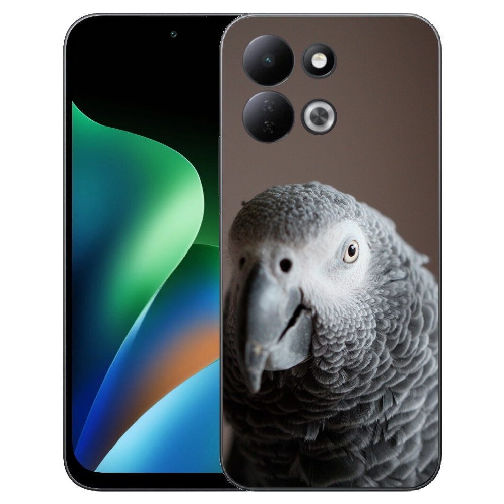 Gelový kryt mmCase na Xiaomi Redmi 17 4G/5G - papoušek žako 2