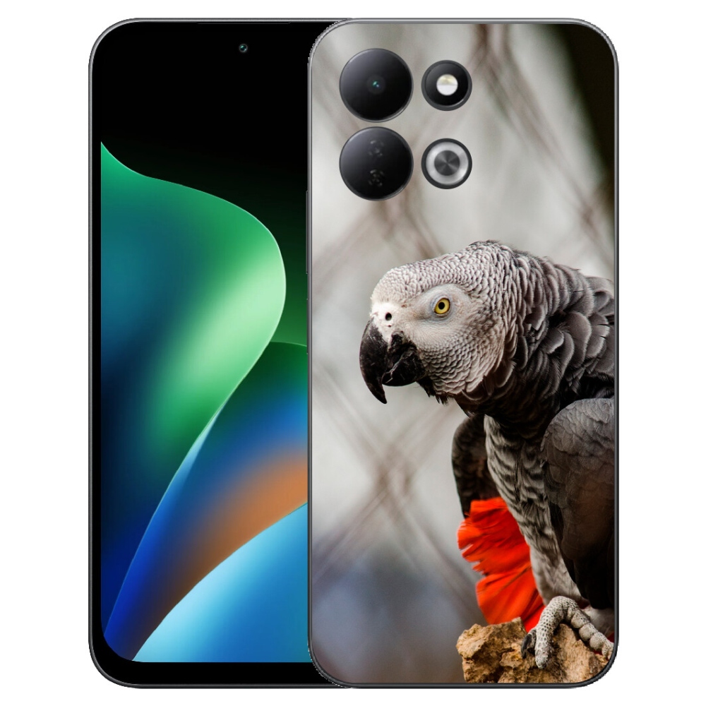Gelový kryt mmCase na Xiaomi Redmi 17 4G/5G - papoušek žako 3