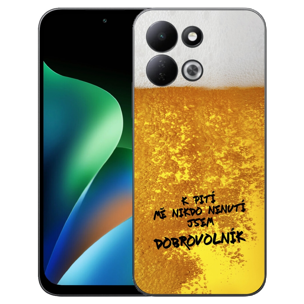 Gelový kryt mmCase na Xiaomi Redmi 17 4G/5G - pivní motiv 4