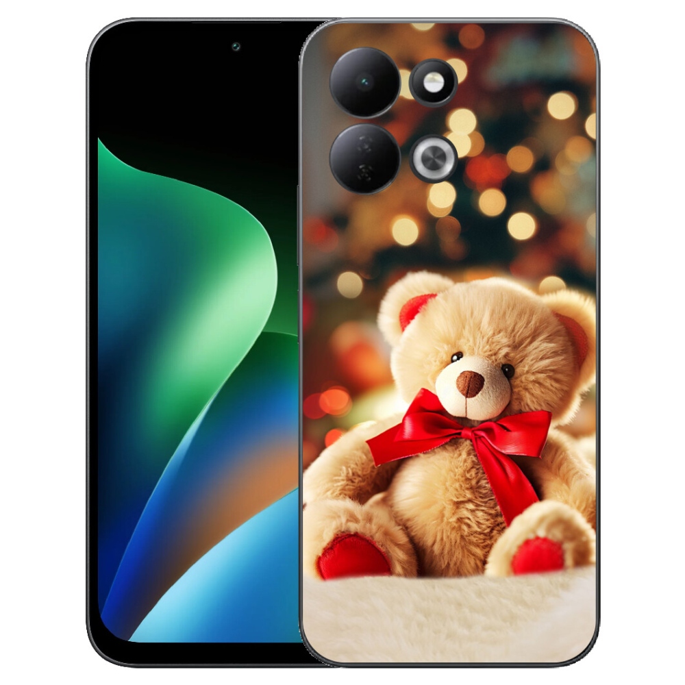 Gelový kryt mmCase na Xiaomi Redmi 17 4G/5G - plyšový medvídek