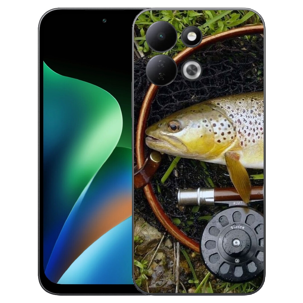 Gelový kryt mmCase na Xiaomi Redmi 17 4G/5G - pstruh 2