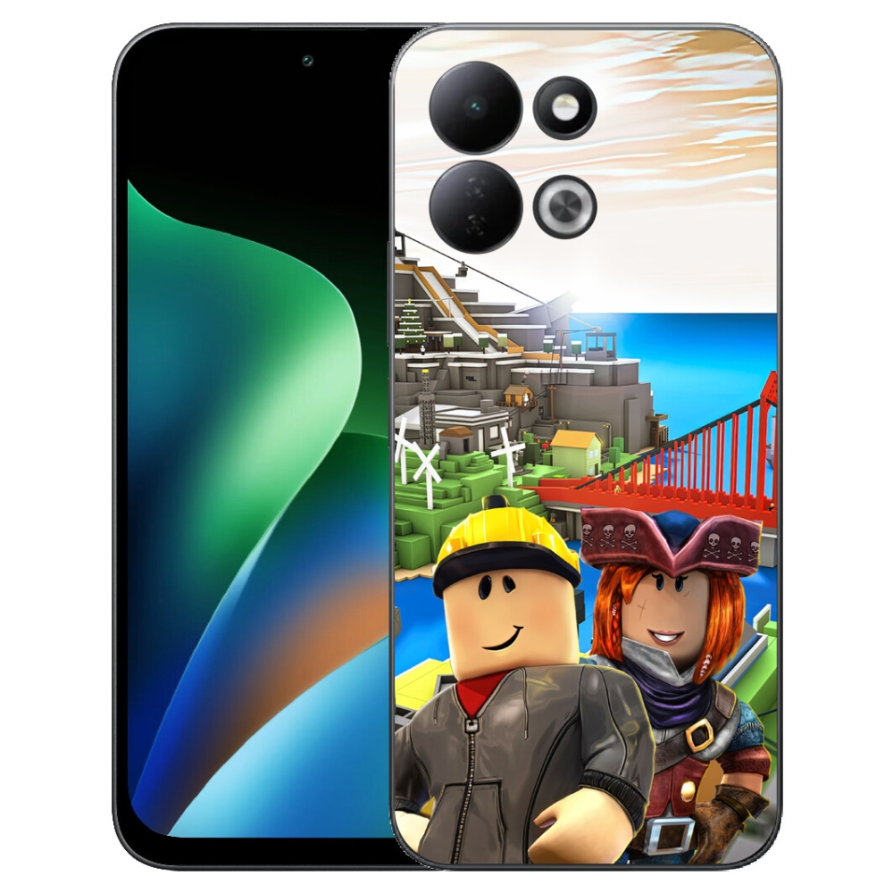 Gelový kryt mmCase na Xiaomi Redmi 17 4G/5G - roblox 1