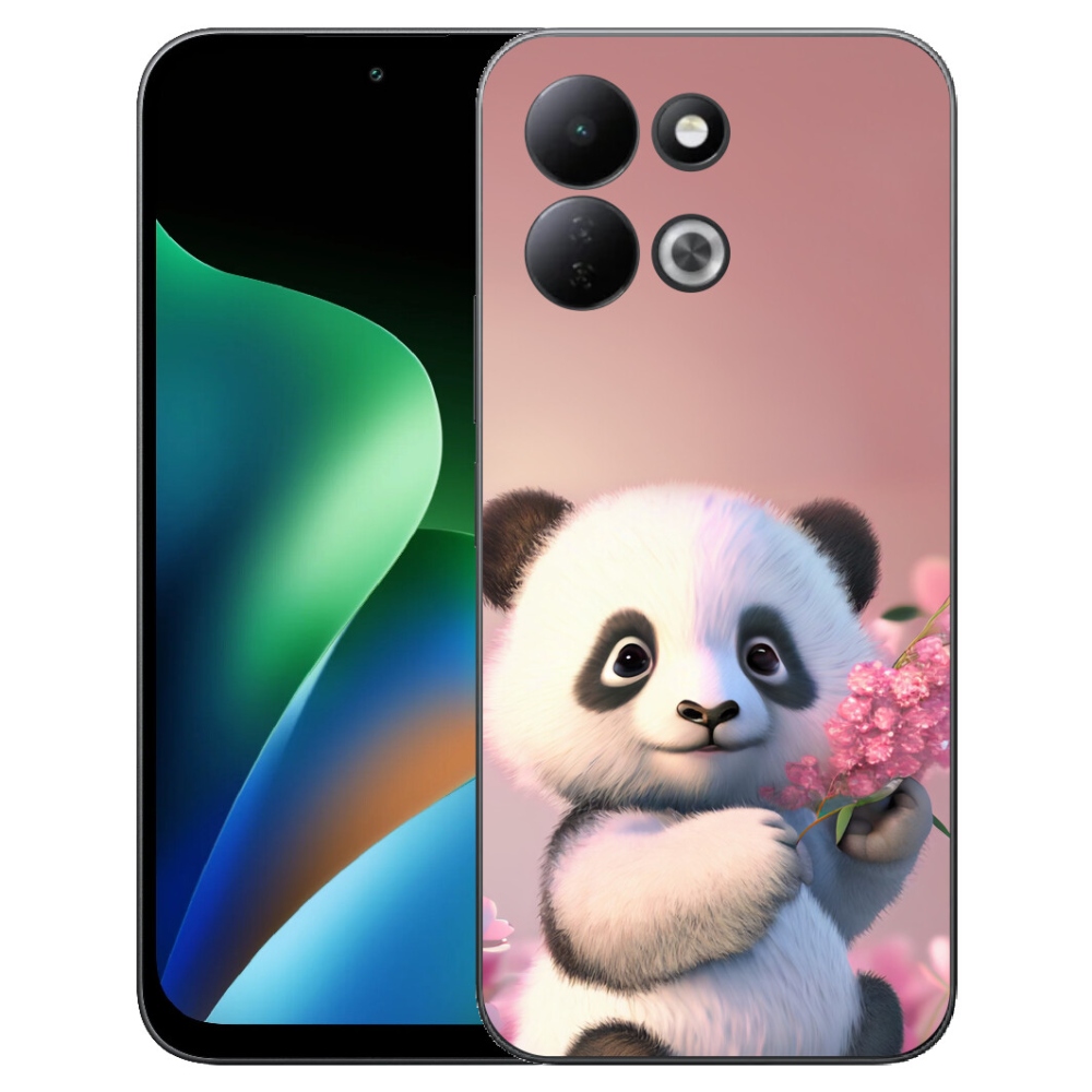 Gelový kryt mmCase na Xiaomi Redmi 17 4G/5G - roztomilá panda