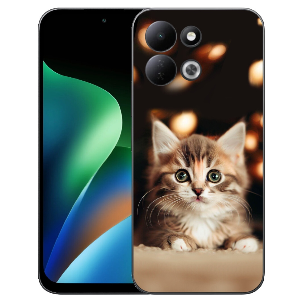 Gelový kryt mmCase na Xiaomi Redmi 17 4G/5G - roztomilé kotě 2
