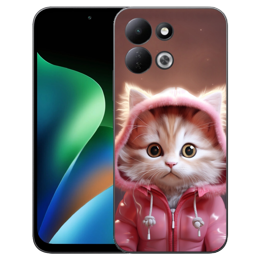 Gelový kryt mmCase na Xiaomi Redmi 17 4G/5G - roztomilé kotě 3