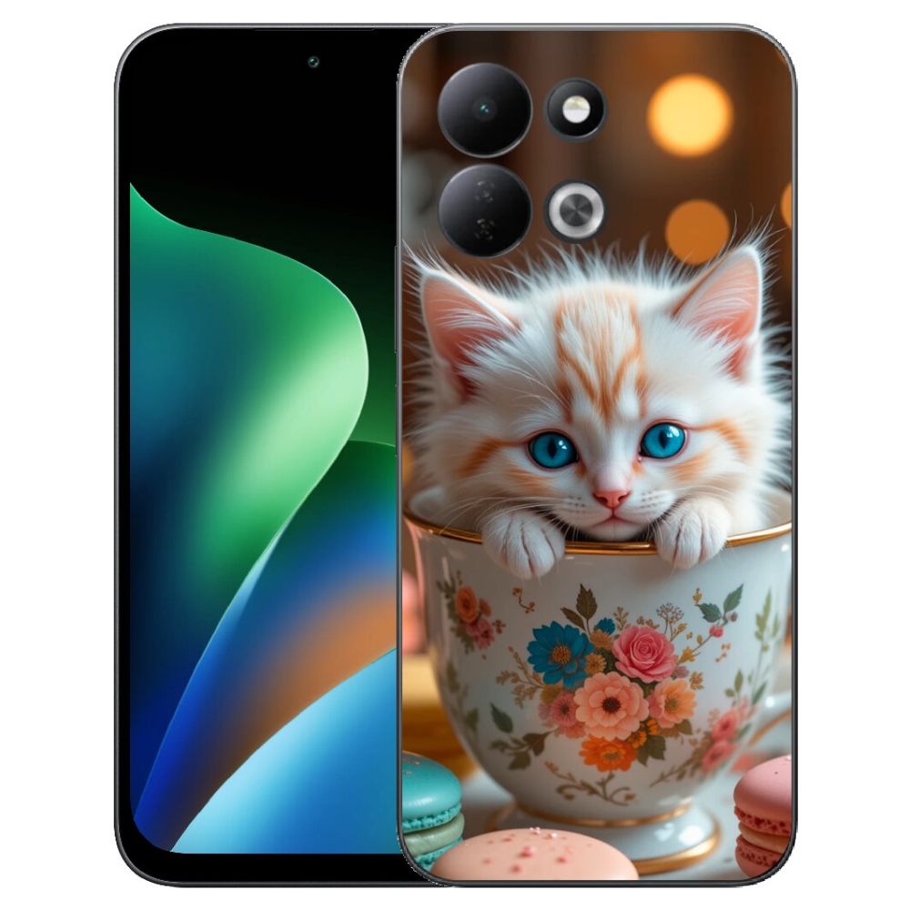 Gelový kryt mmCase na Xiaomi Redmi 17 4G/5G - roztomilé kotě 6