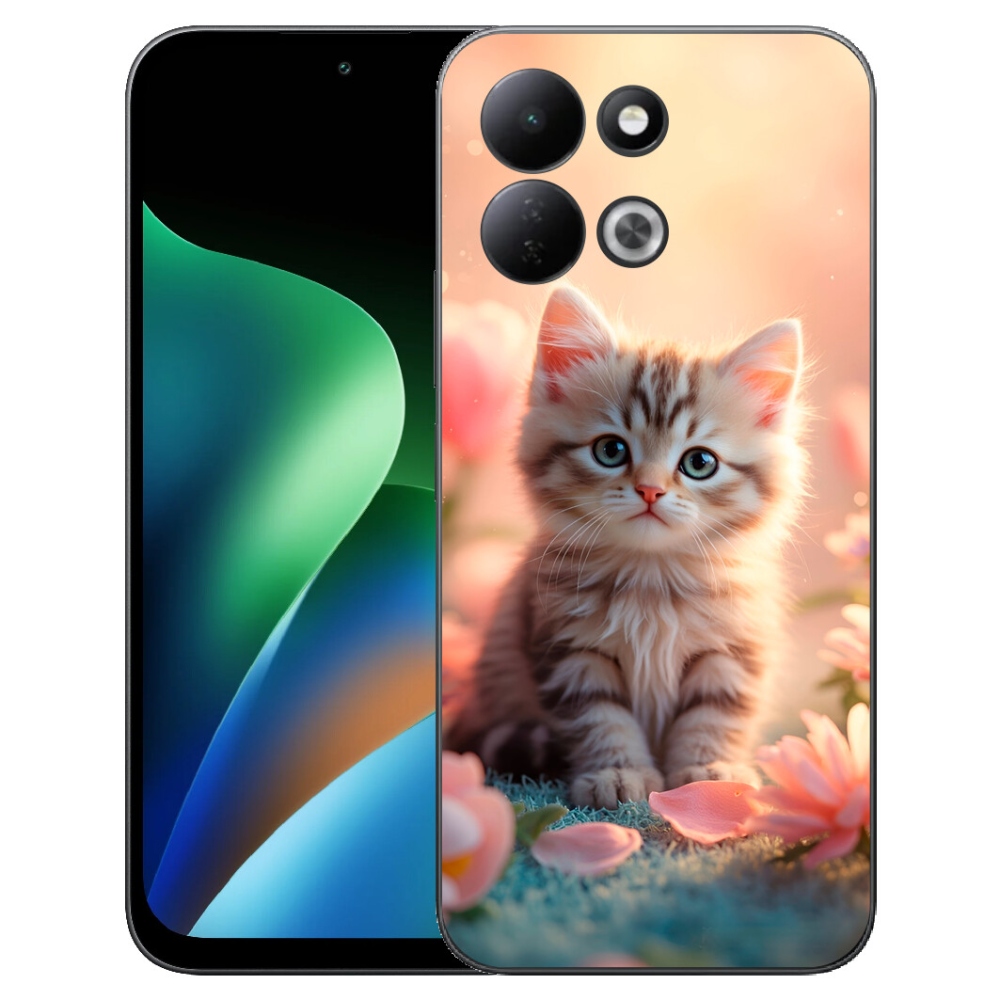 Gelový kryt mmCase na Xiaomi Redmi 17 4G/5G - roztomilé kotě 8