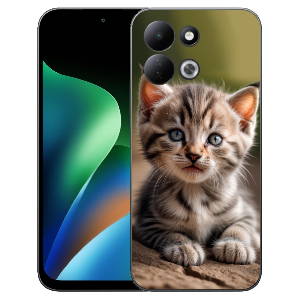Gelový kryt mmCase na Xiaomi Redmi 17 4G/5G - roztomilé kotě 9